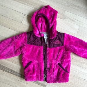 EUC The North Face zip sweater 3-6M
